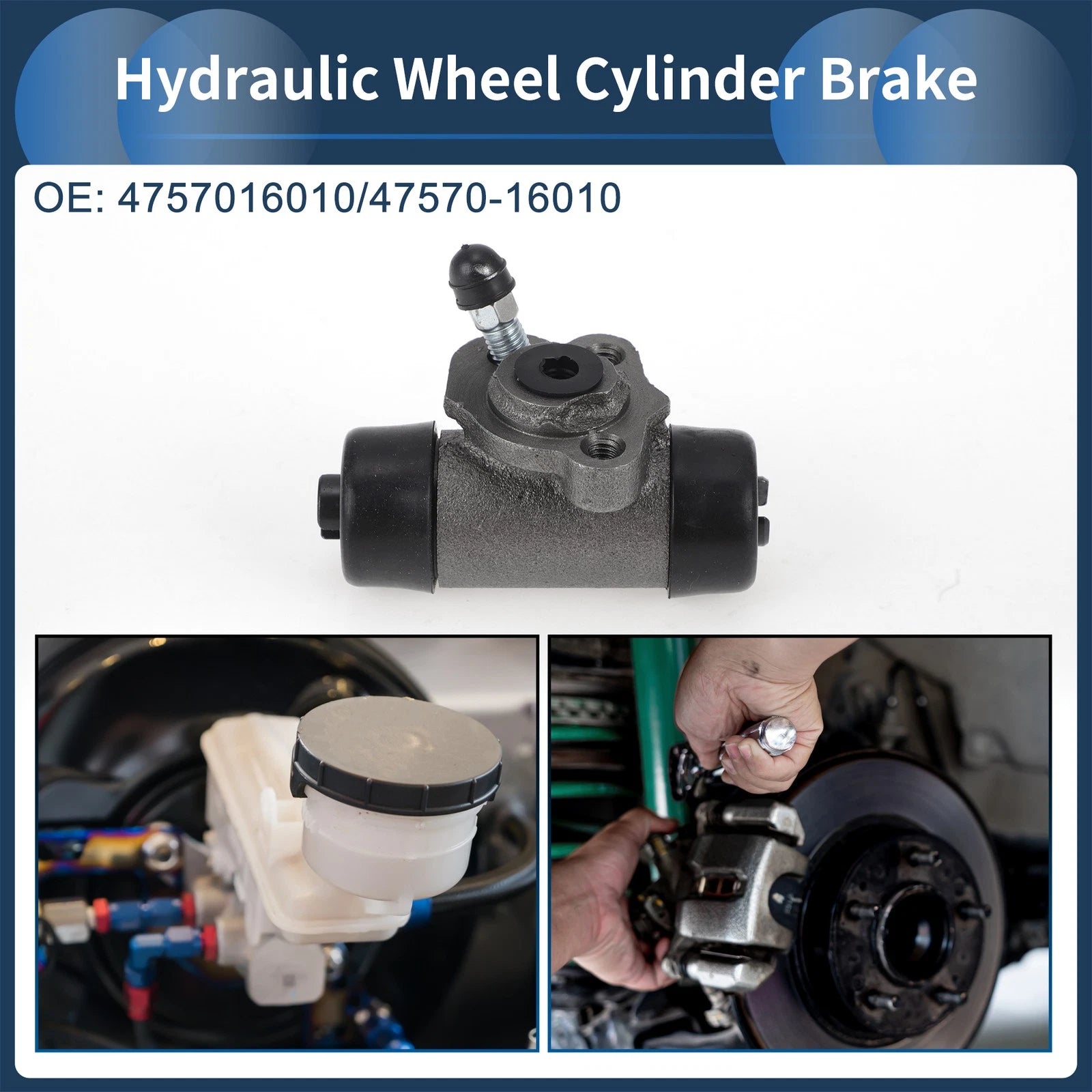 Rear Left Brake Wheel Cylinder No. 4757016010 for Toyota Corolla (1986–2002)