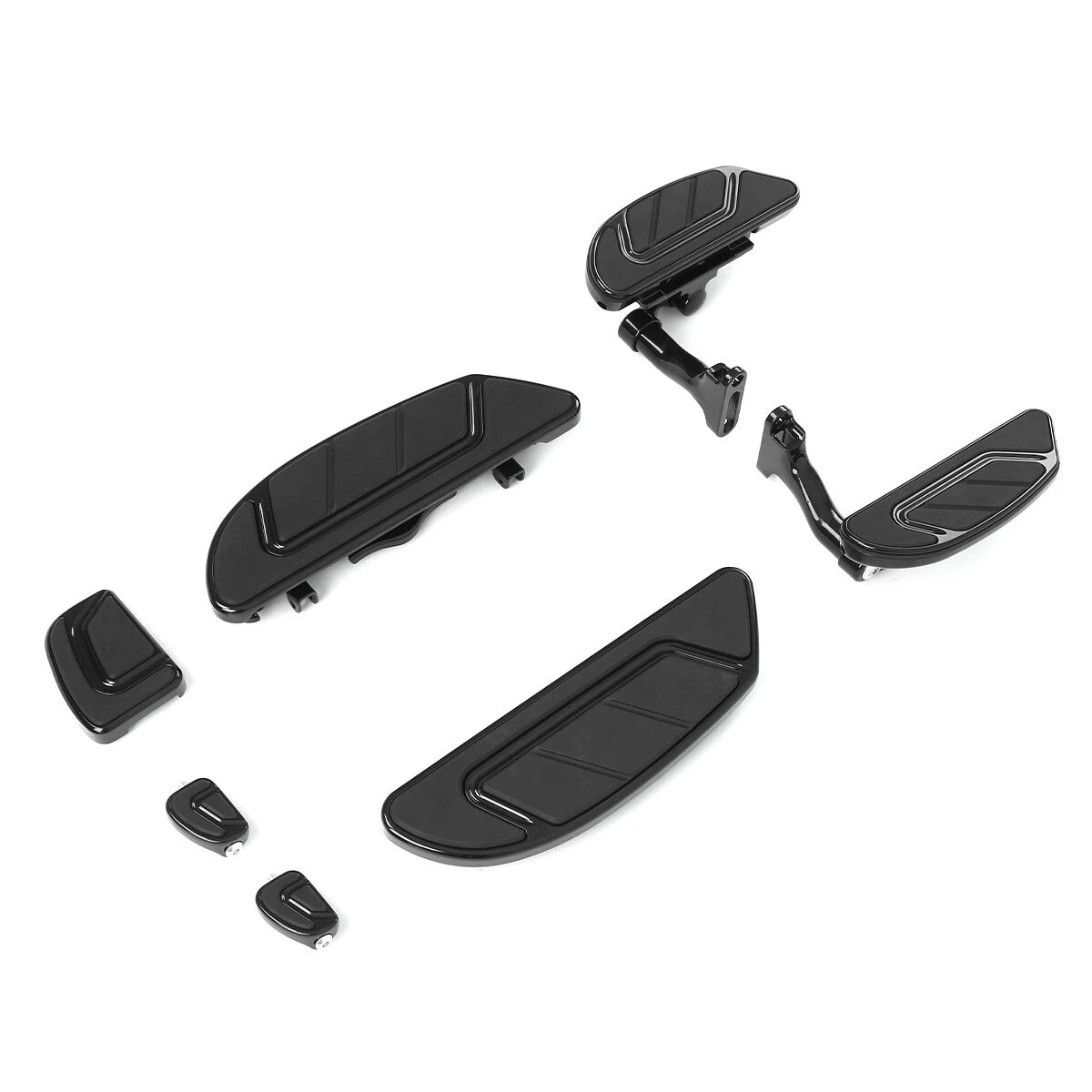 Floorboard Brake Pedal Shifter Pegs for Harley Electra Road Glide (1993–Present) Black