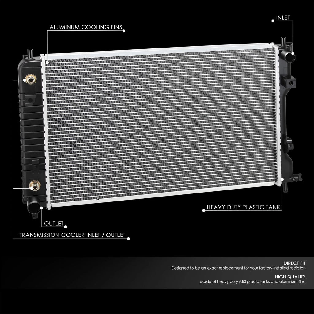 Factory Style Aluminum Radiator for Chevrolet Equinox 2010–2017 DPI 13139