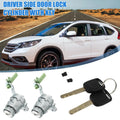 Pair Door Lock Cylinder w/ Keys for Honda CR-V (2003–2006) 72185-S9A-013 72145-S9A-003
