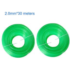 2X Nylon Trimmer Line 30m 1.6mm 2.0mm for Lawn Care
