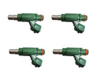 Set of 4 Fuel Injectors for Kawasaki Brute Force 750, Concours 14, ER-6N, Ninja 650, ZX14