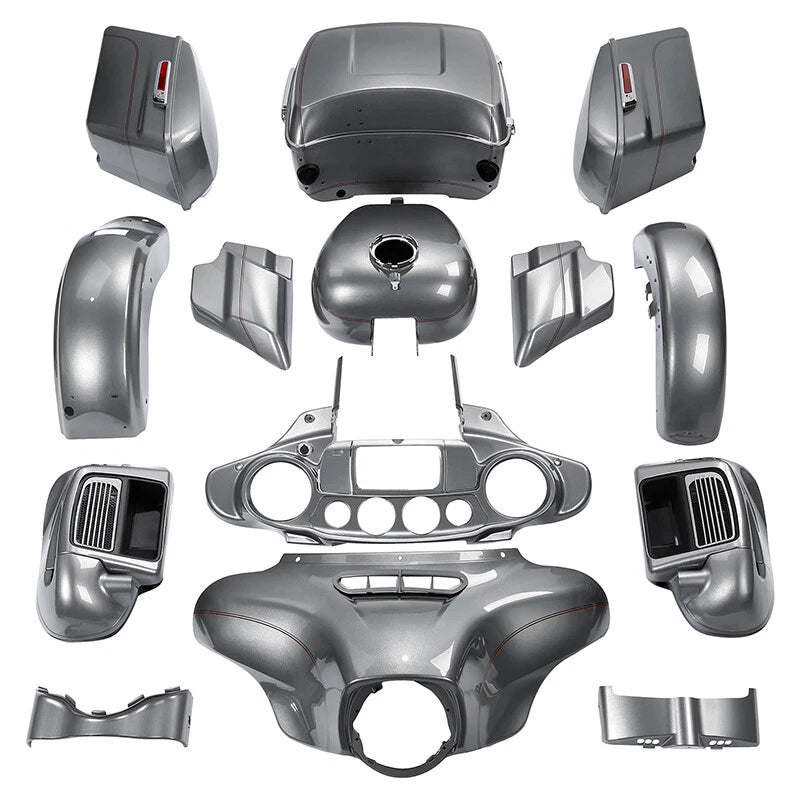 Fairings Bodywork Kit for Harley Electra Glide Ultra Limited (2014–2023) Billet Silver