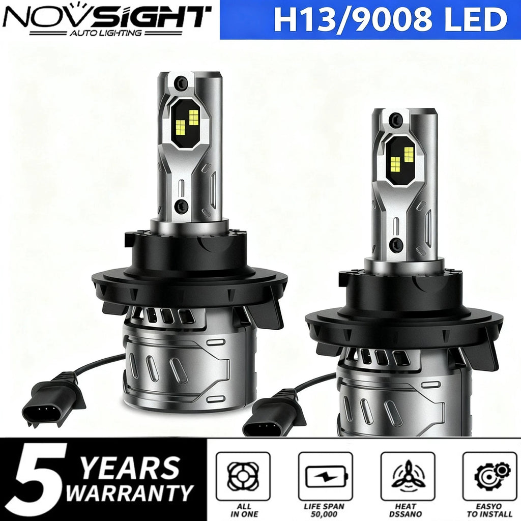 2X 9008 H13 LED Headlight Bulb Kit for