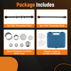 Set of 2 Rear Axle Arm Suspension Bushing Tools for Audi VW