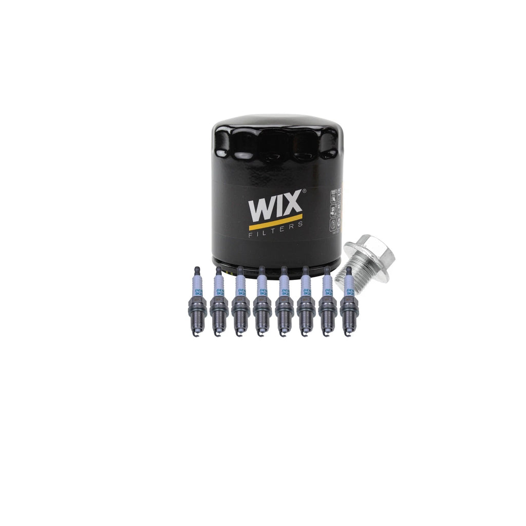 Wix Engine Oil Filter & Denso 8 Spark Plugs for Land Cruiser Tundra SC430