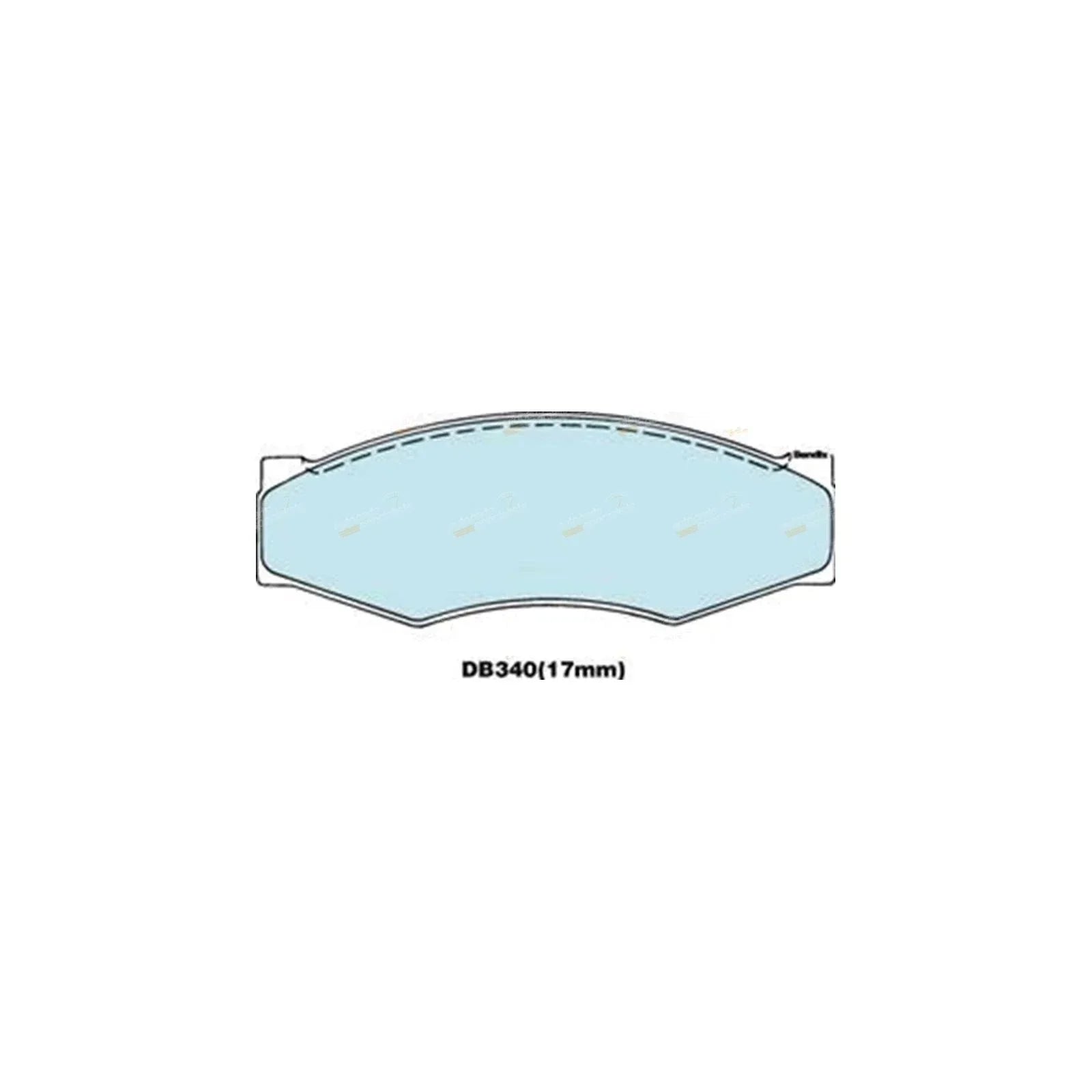 Front Disc Brake Pad Set Nissan Pathfinder D21 2.4L Z24 (1986 - 1991)