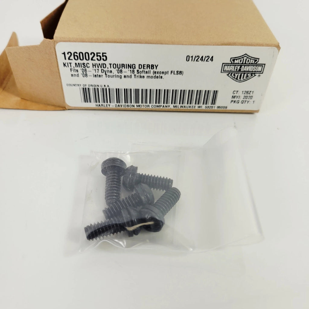 Derby Cover Hardware Kit for Harley Dyna Softail Touring (2006–Present) 12600255