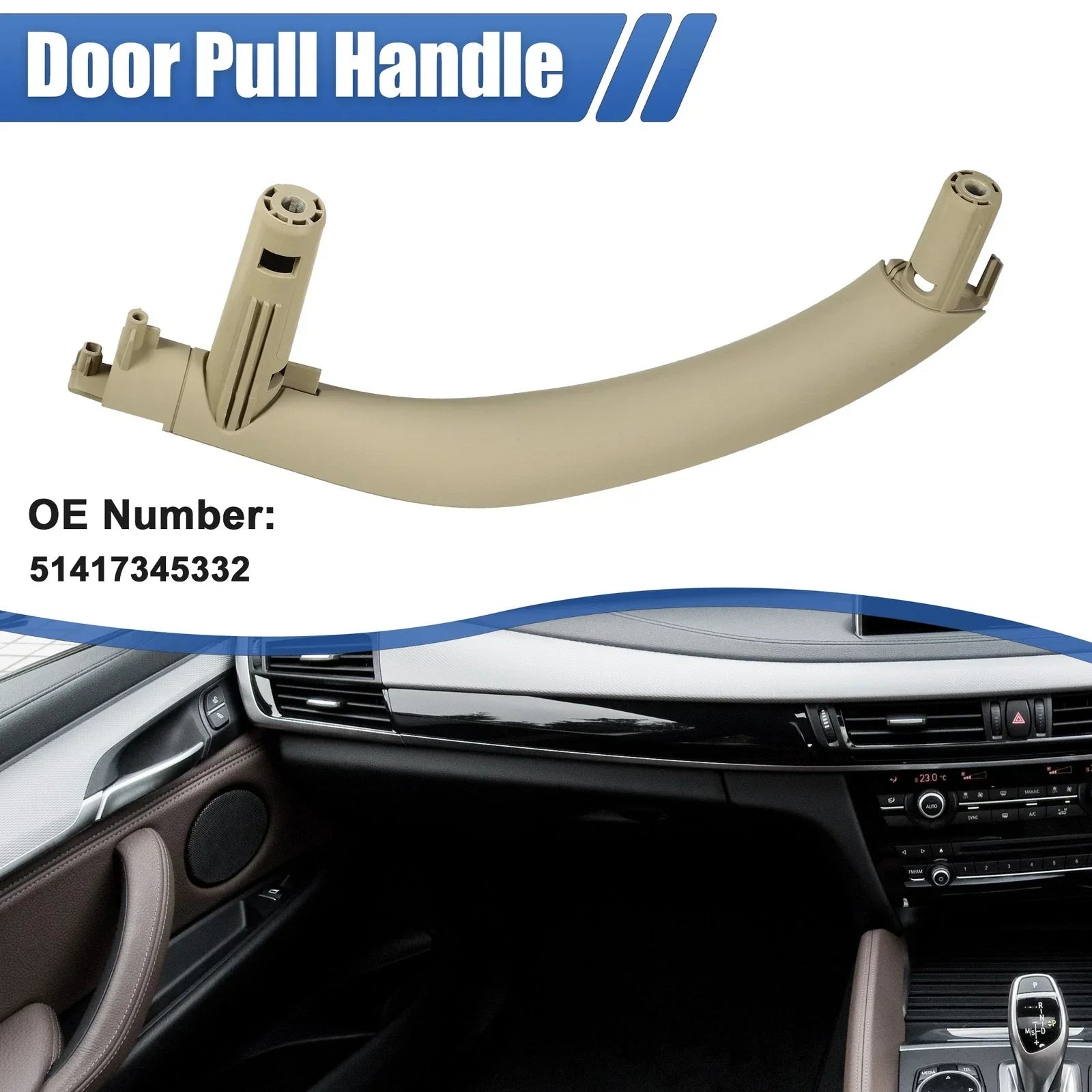 Interior Door Handle Right Side Pull for BMW X5