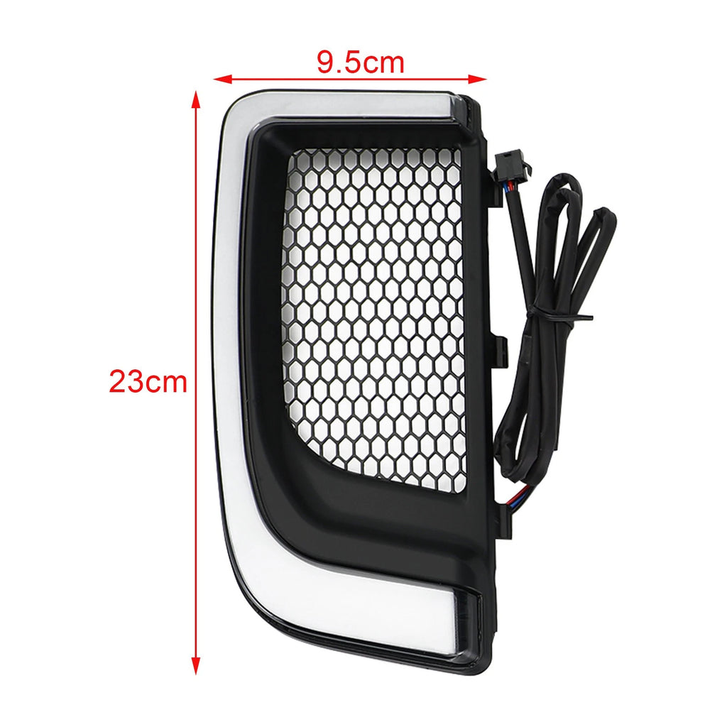 Tracer LED Lower Fairing Grills Lights for Electra FLH/T Road Glide (N/A)