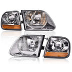 Pair Headlights & Parking Corner Lights for Ford F150/Expedition (1997–2003)