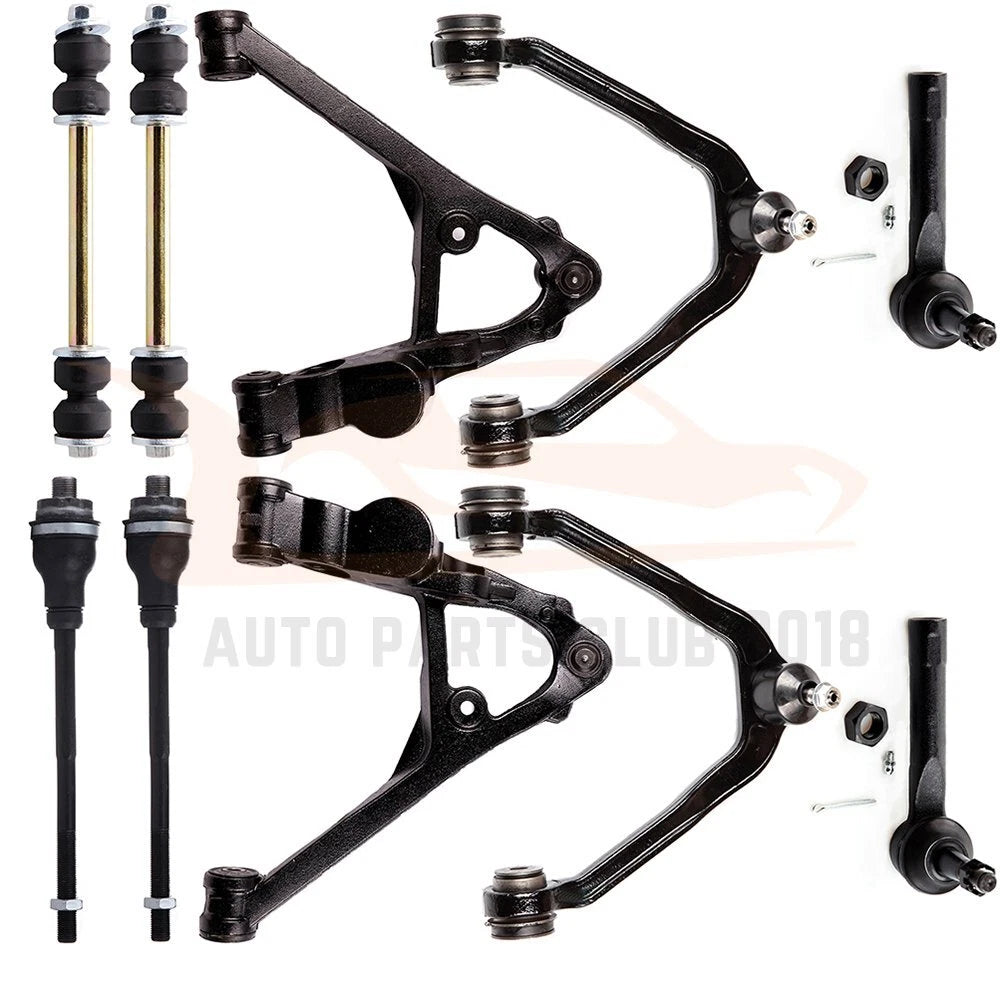 10Pc Front Lower Control Arm Tie Rod for Chevrolet Tahoe Silverado 1500 (2000–2006)