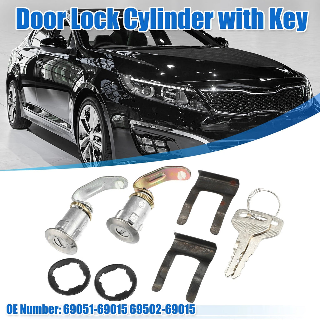 Set of 1 Door Lock Cylinder with Keys for Toyota Land Cruiser (1975–1983) 69051-69015