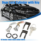 Set of 1 Door Lock Cylinder with Keys for Toyota Land Cruiser (1975–1983) 69051-69015