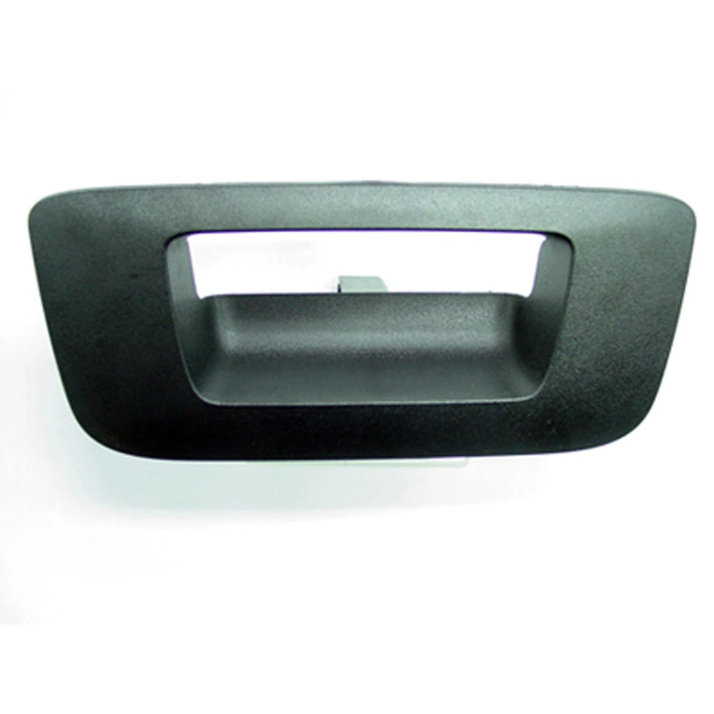 Replacement Black Textured Outer Tailgate Outside Handle Bezel w/o Key Hole