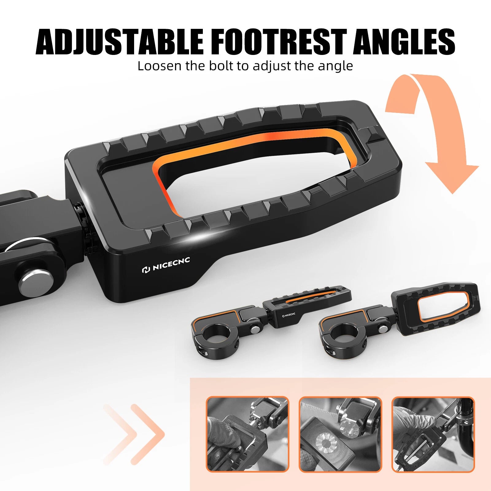 Foot Peg Mount Footrest for Harley Tri Glide Ultra FLHTCUTG (2016–2023)