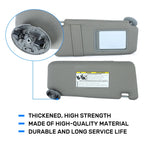 Sun Visor Pair for Toyota Camry (2007–2011) Gray with Sunroof