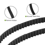 Set of 2 Belts for Eureka FloorRover NEU560 (2010–2015)