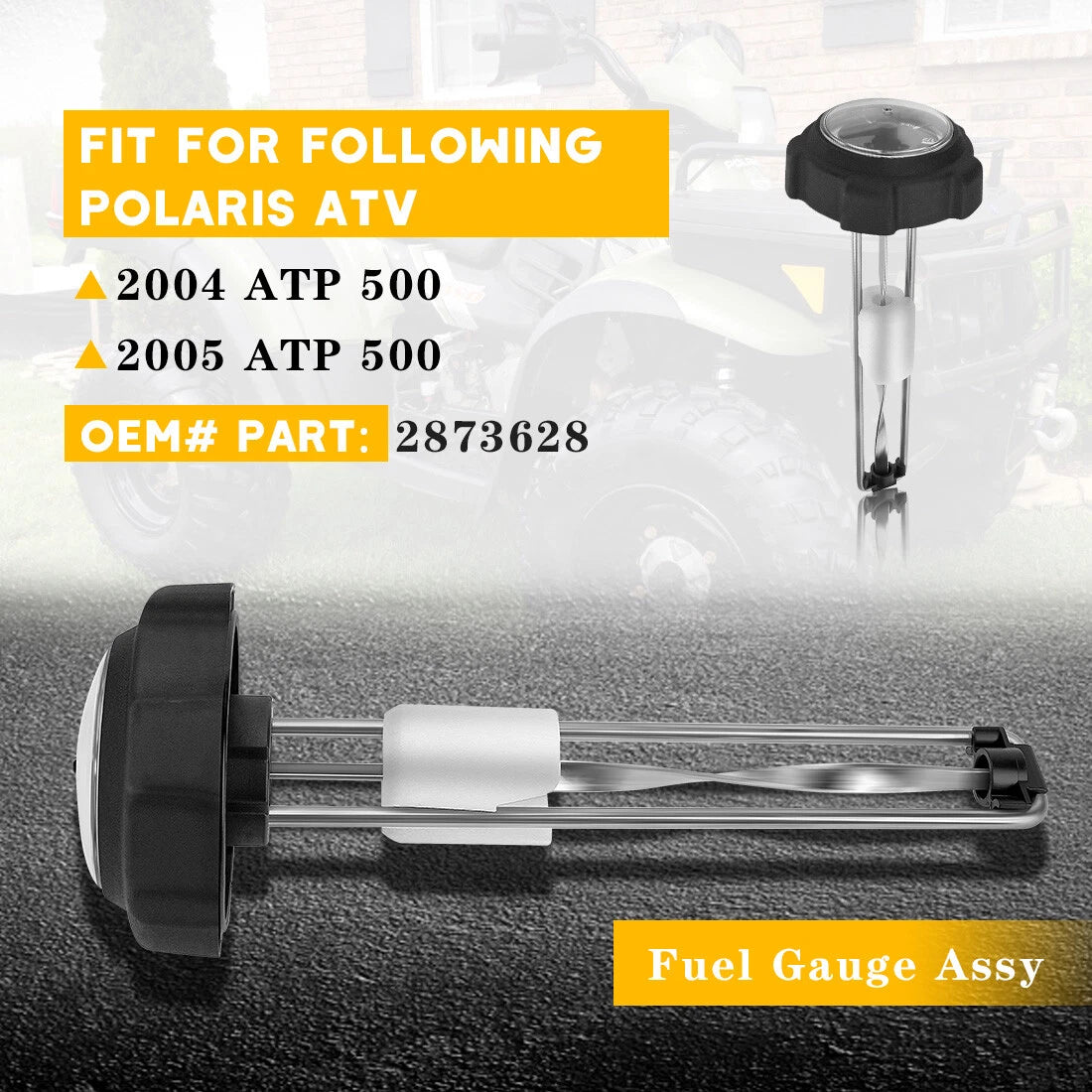 Fuel Gauge 2873628 for Polaris ATP 500 4x4 HO (2004–2005)