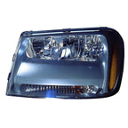 Replacement Driver Side Halogen Headlight Assembly w/o Grill Notch On Lens