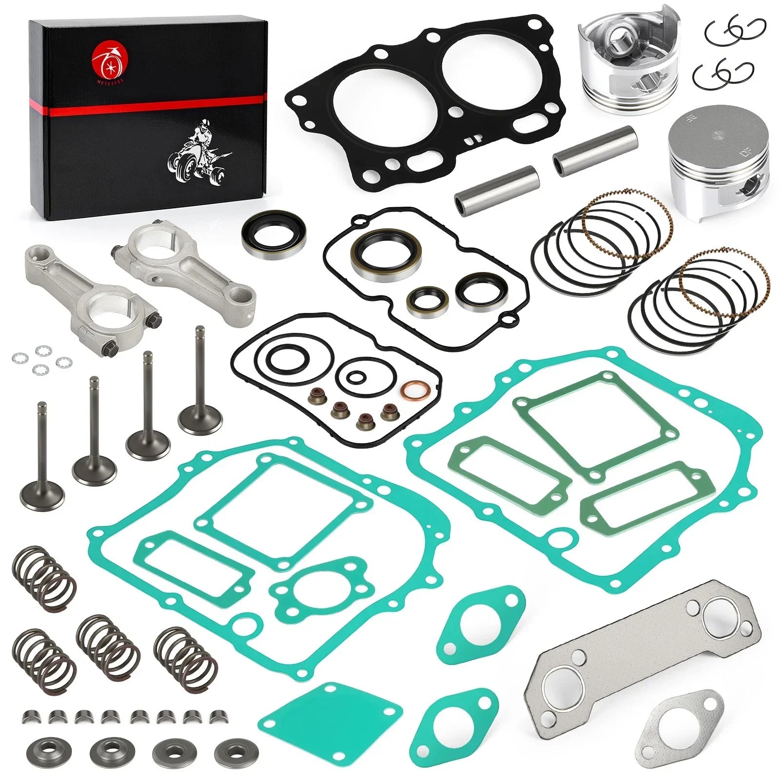 0.25mm Connecting Rod Piston Valve Gasket Kit for EZGO 295cc EH29C (1992–2002)