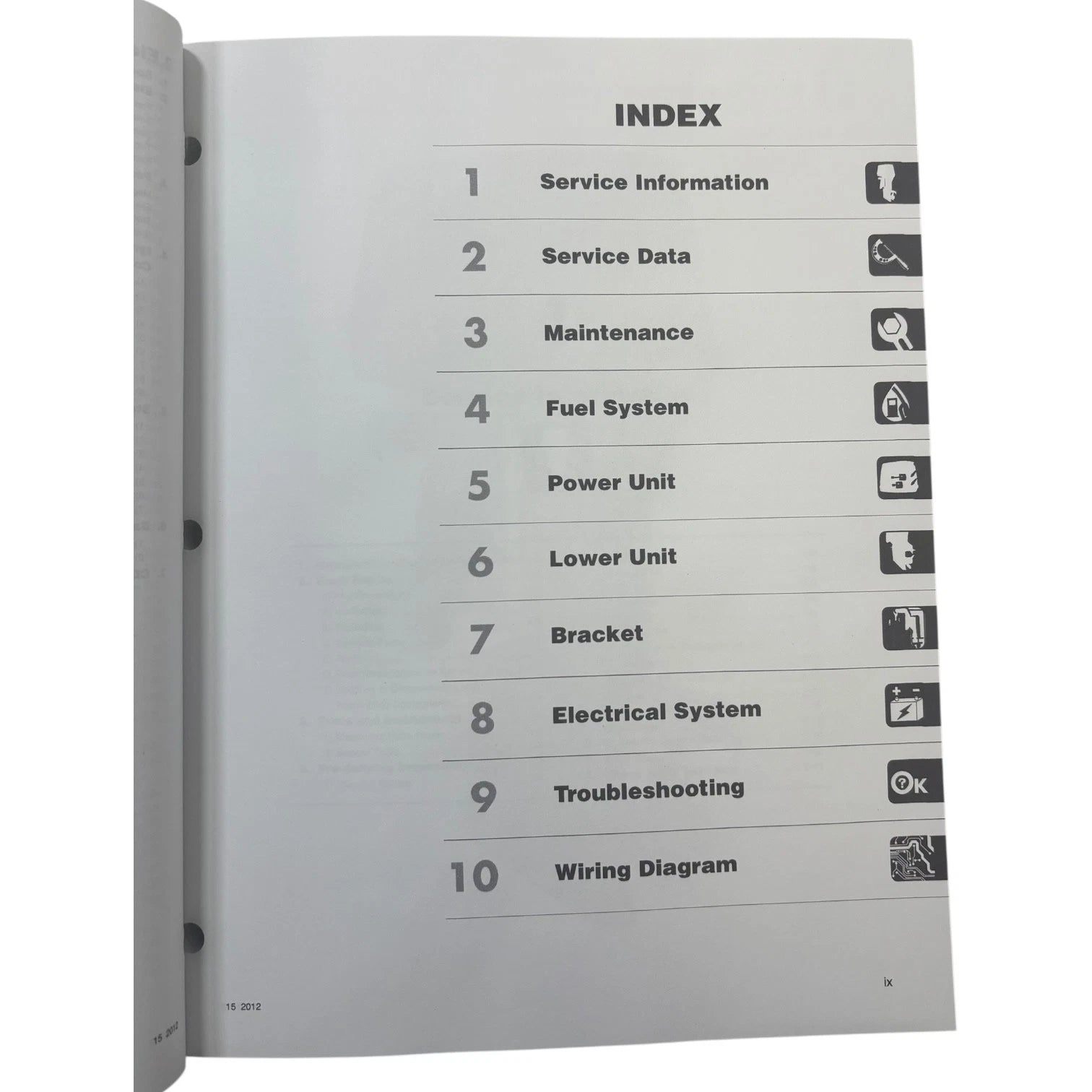 Service Manual for Evinrude 15 HP IN/AA Outboards (2012) 5008853