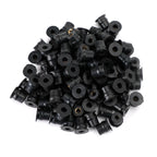 Set of 100 M6 Rubber Well Nuts for Fairing & Screen Fixing