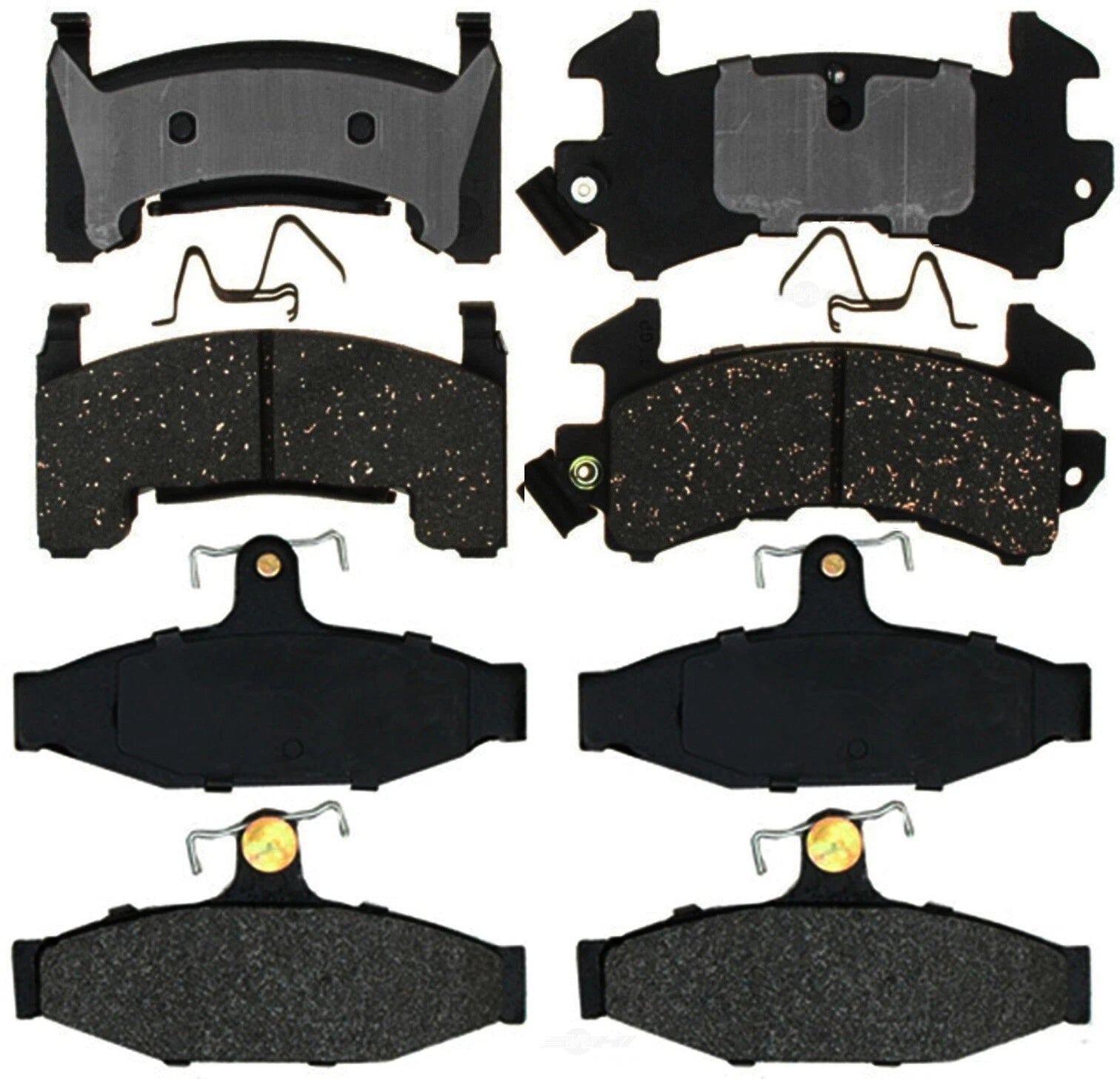 Set of 4 Semi-Metallic Brake Pads for Camaro Firebird (1989–1992)