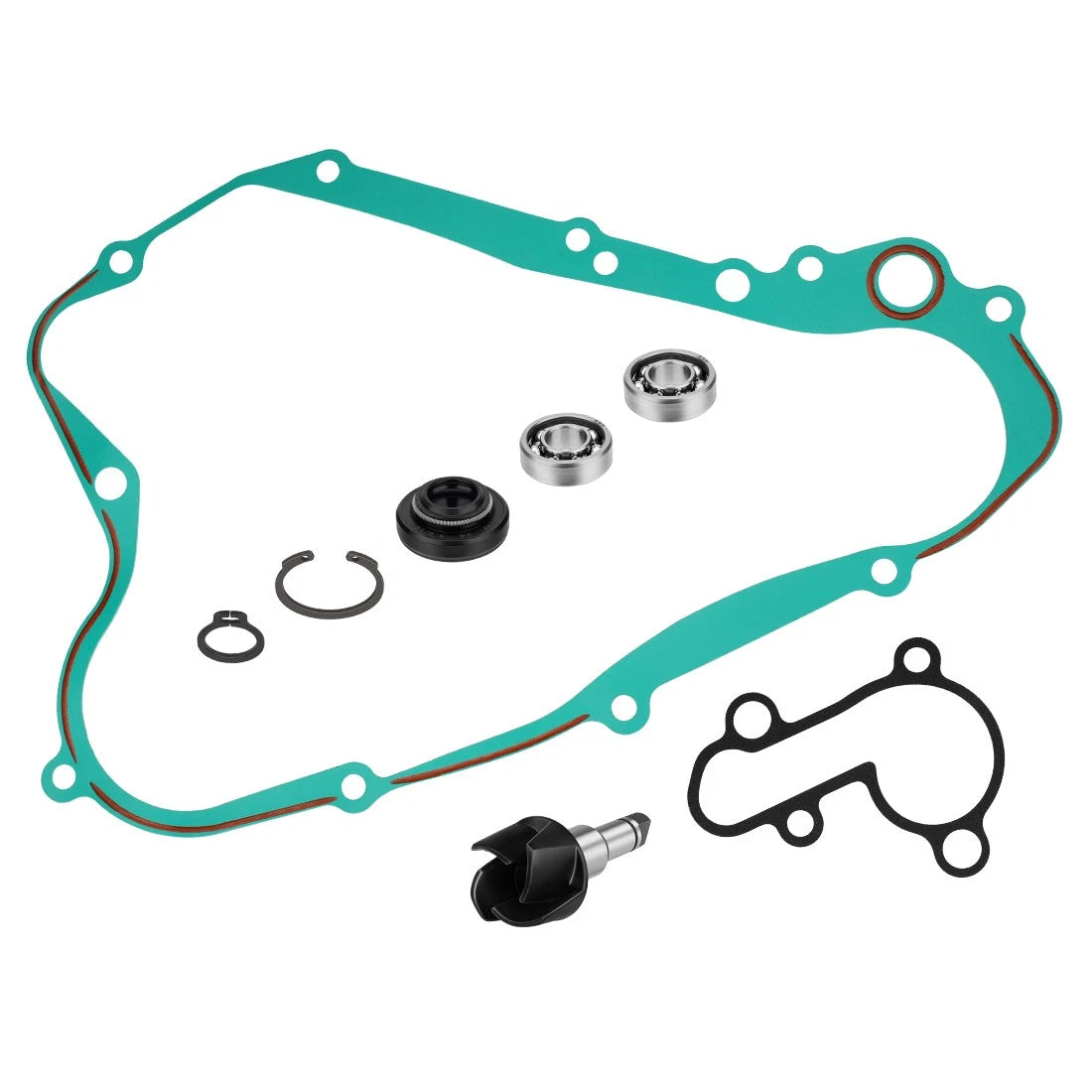 Water Pump Rebuild Kit & Impeller Shaft for Suzuki RM80 RM85 (1986–2023)