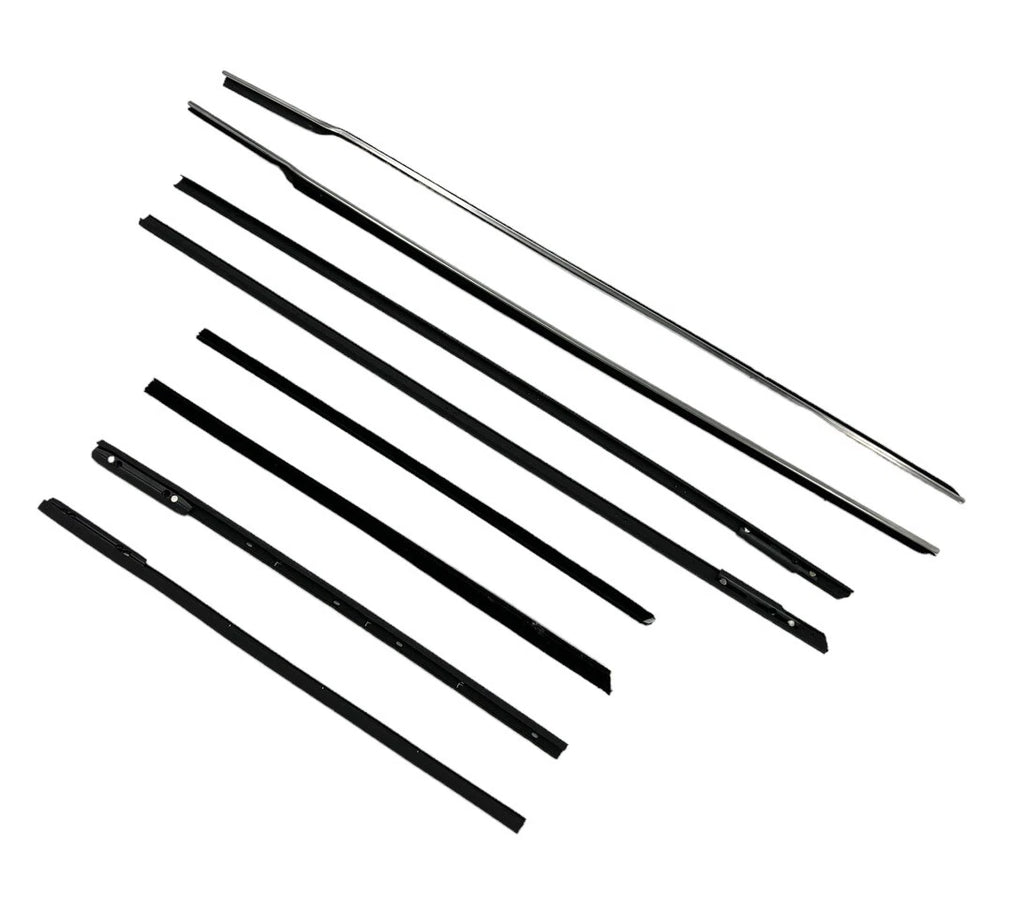 Door Window Felt Rubber Beltline Kit for 1962 Chevy Impala 2-Door Hardtop