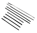 Door Window Felt Rubber Beltline Kit for 1962 Chevy Impala 2-Door Hardtop