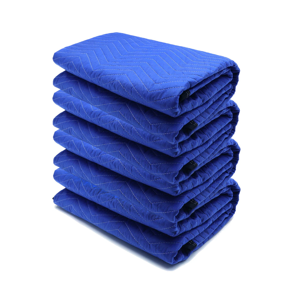 Set of 4 Thick Furniture Moving Packing Blankets for Shipping