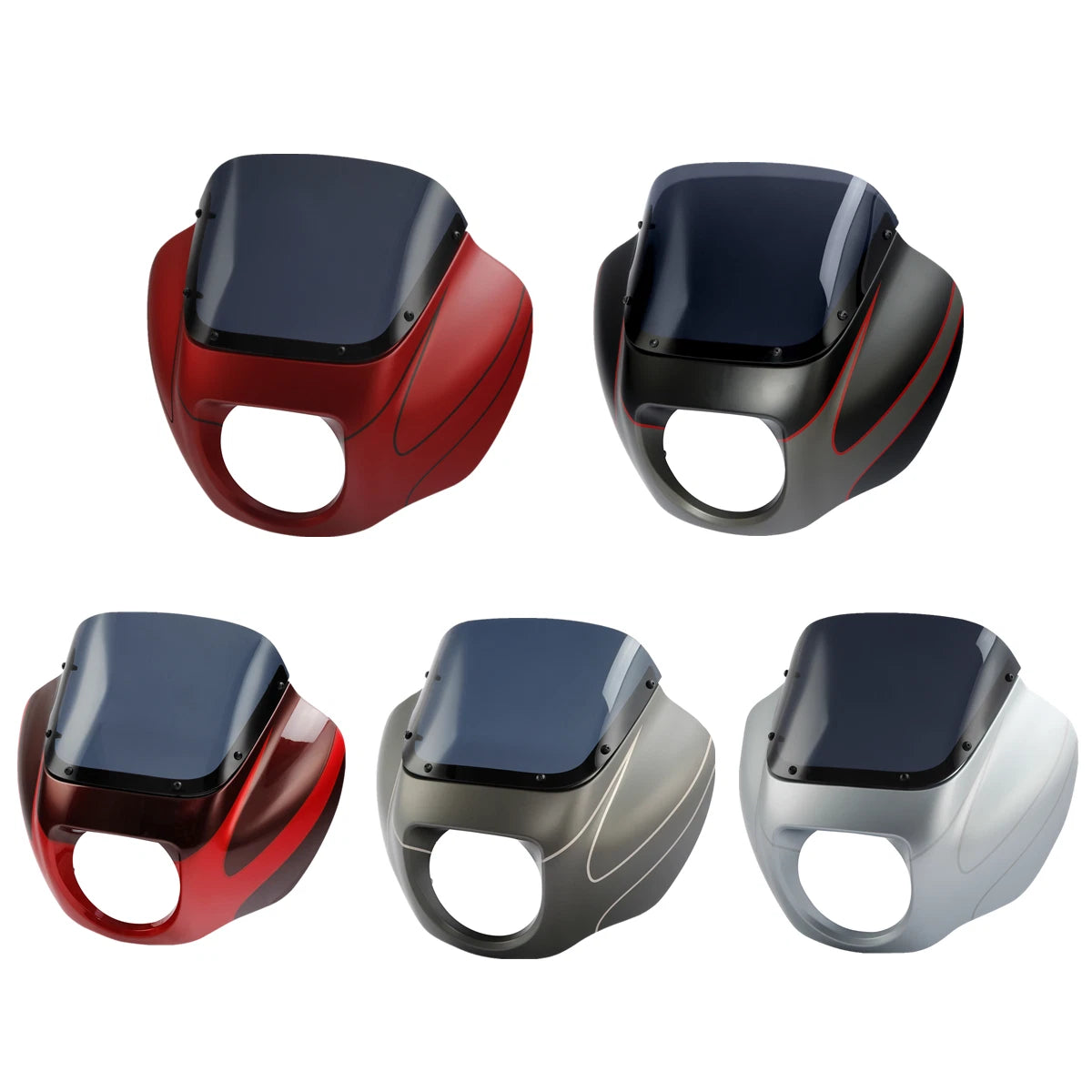Quarter Fairing Windshield for Harley Softail Street Bob FXBB FXLR (2018–2025)