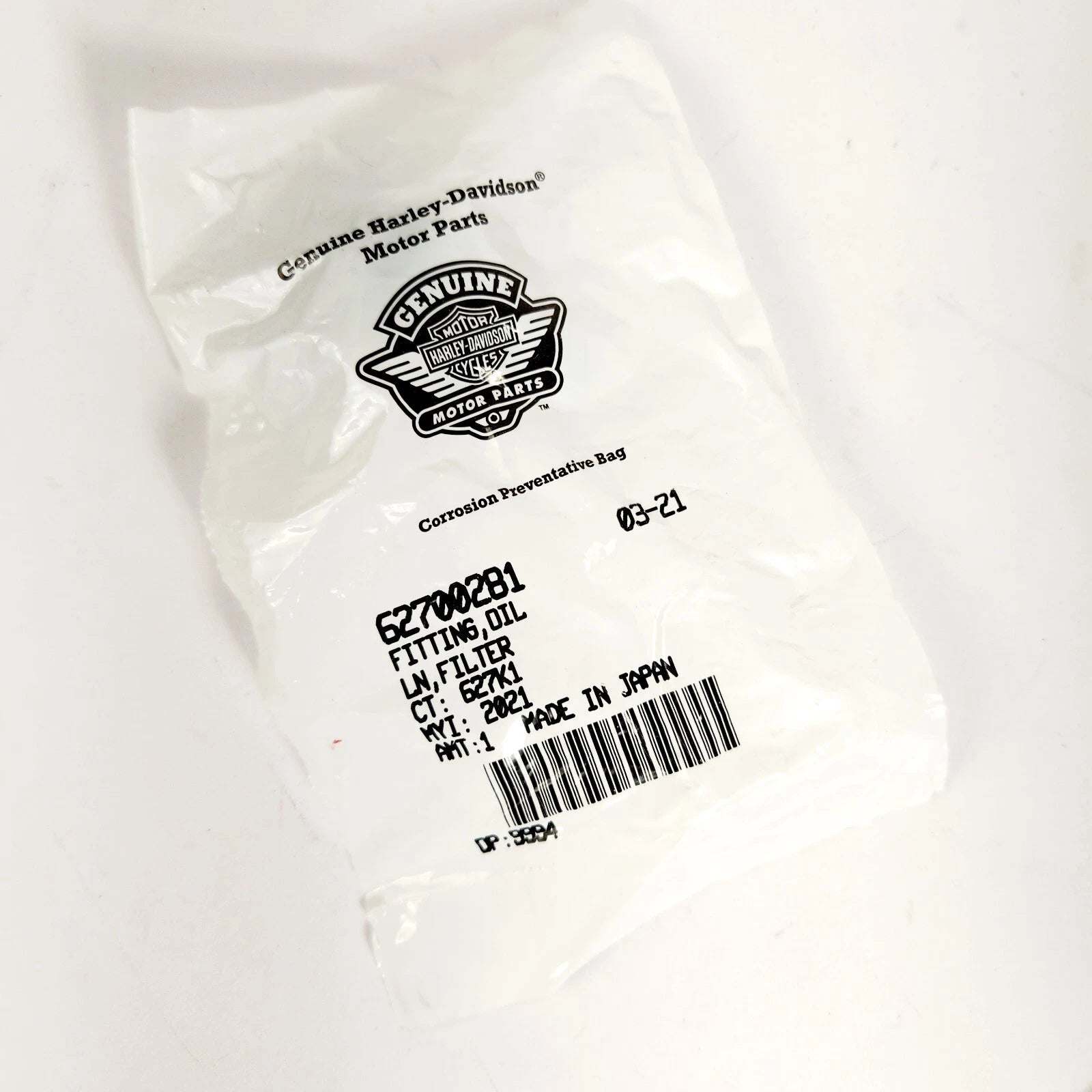 OEM Oil Filter Line Fitting for Harley-Davidson Pan America & Sportster S (2021–2023) 62700281