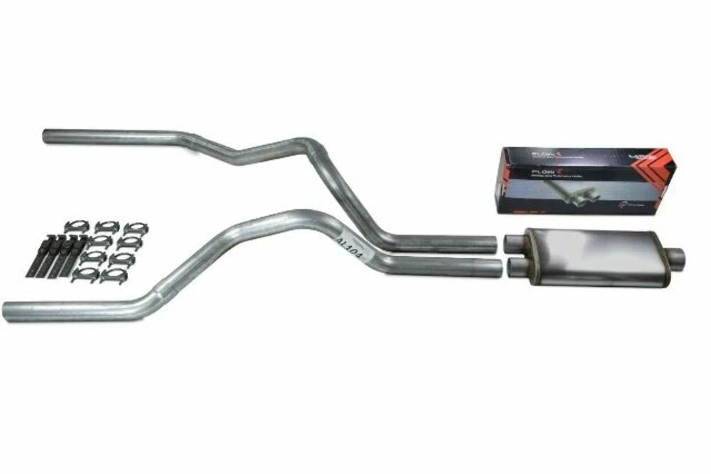 2.5" Dual Exhaust Kit for Chevy GMC 1500 Truck (2019–2025) Flow II Stainless