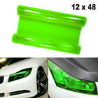 12" X 48" Green Tint Film Trim Wrap for Universal