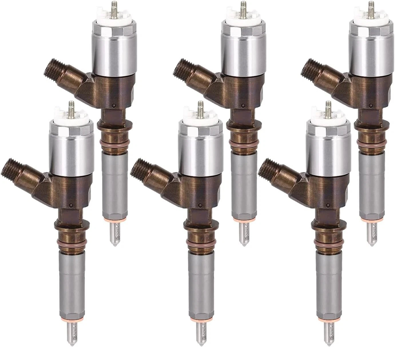 6X Fuel Injector 2645A753 2645A752 for Perkins 1106D (2000–2005)