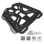 Black Aluminum Top Rack Carrier Luggage Plate for Ducati Multistrada V4/S (2022–2025)