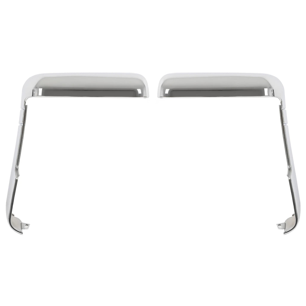 Chrome Top and Side Mirror Covers for Chevy Silverado GMC Sierra HD (2020–2024)