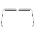 Chrome Top and Side Mirror Covers for Chevy Silverado GMC Sierra HD (2020–2024)