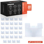 30Pcs Nylon Rocker Moulding Clips for BMW 330e, 330i (2019–2021)