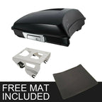 Matte Black Razor Trunk Solo Mounting Rack for Harley Street Glide (2014–2026)