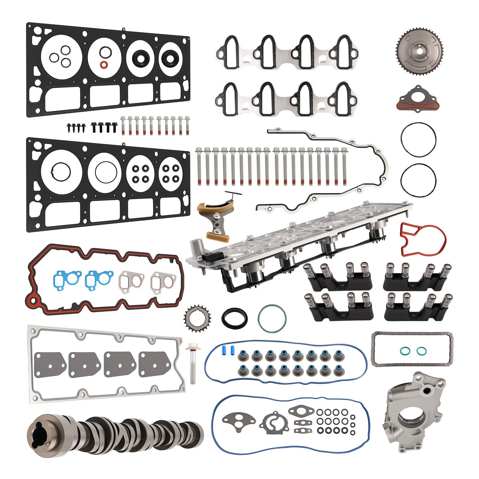 AFM/DOD Head Gaskets Set & Camshaft Lifter Kit for Chevy 5.3L (2007–2009)
