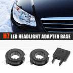 Set of 1 H7 LED Headlight Adapter Bases for Mercedes-Benz E Series (2005–2015)