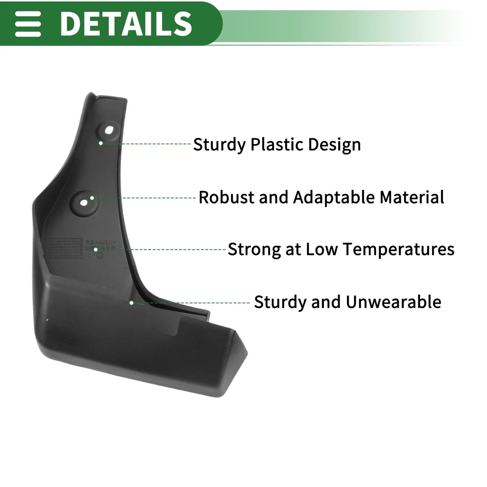 Mud Flaps Splash Guards Front & Rear for Honda Gienia (2016-2019)