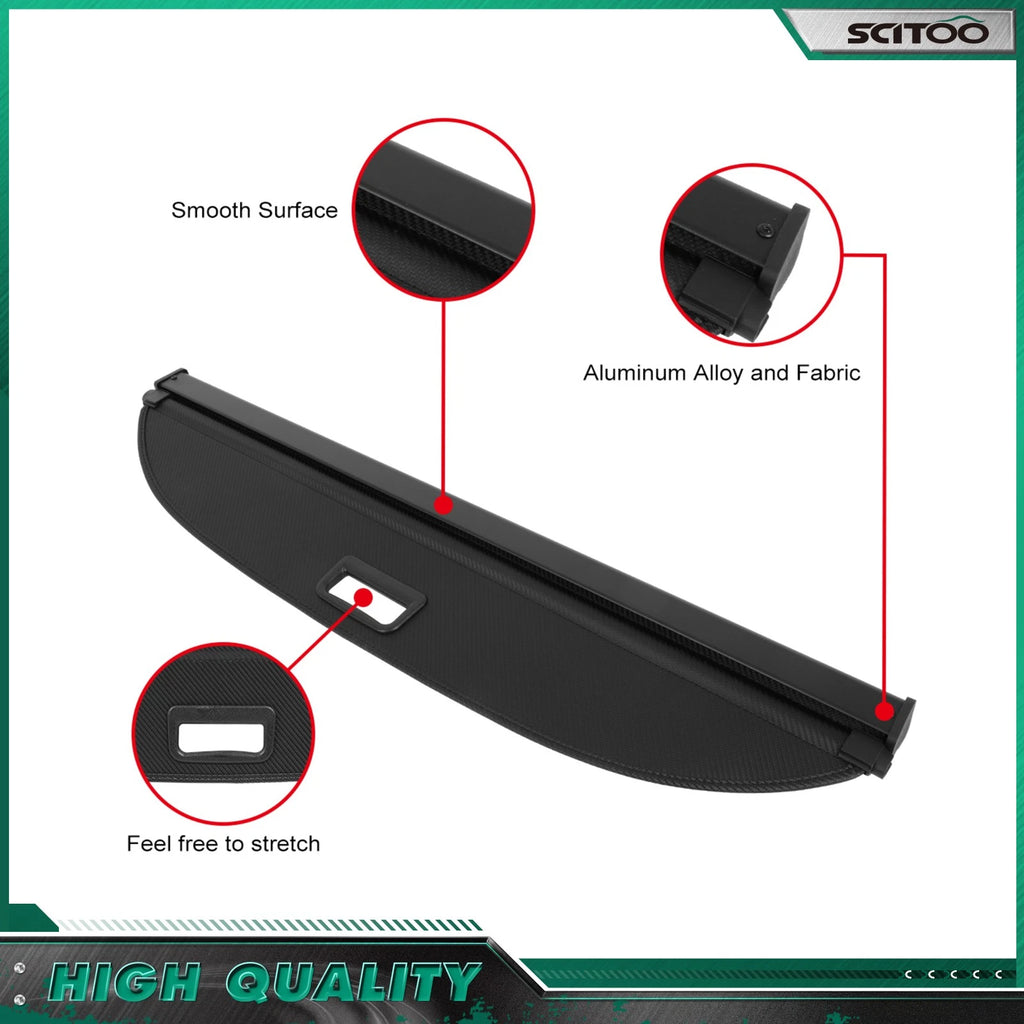 Retractable Cargo Cover for Nissan Kicks (2018–2024)