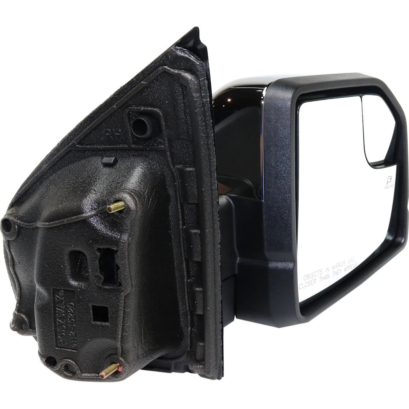 Right Side Mirror for Ford F-150 (2015–2018) Power Heated Chrome Signal Light