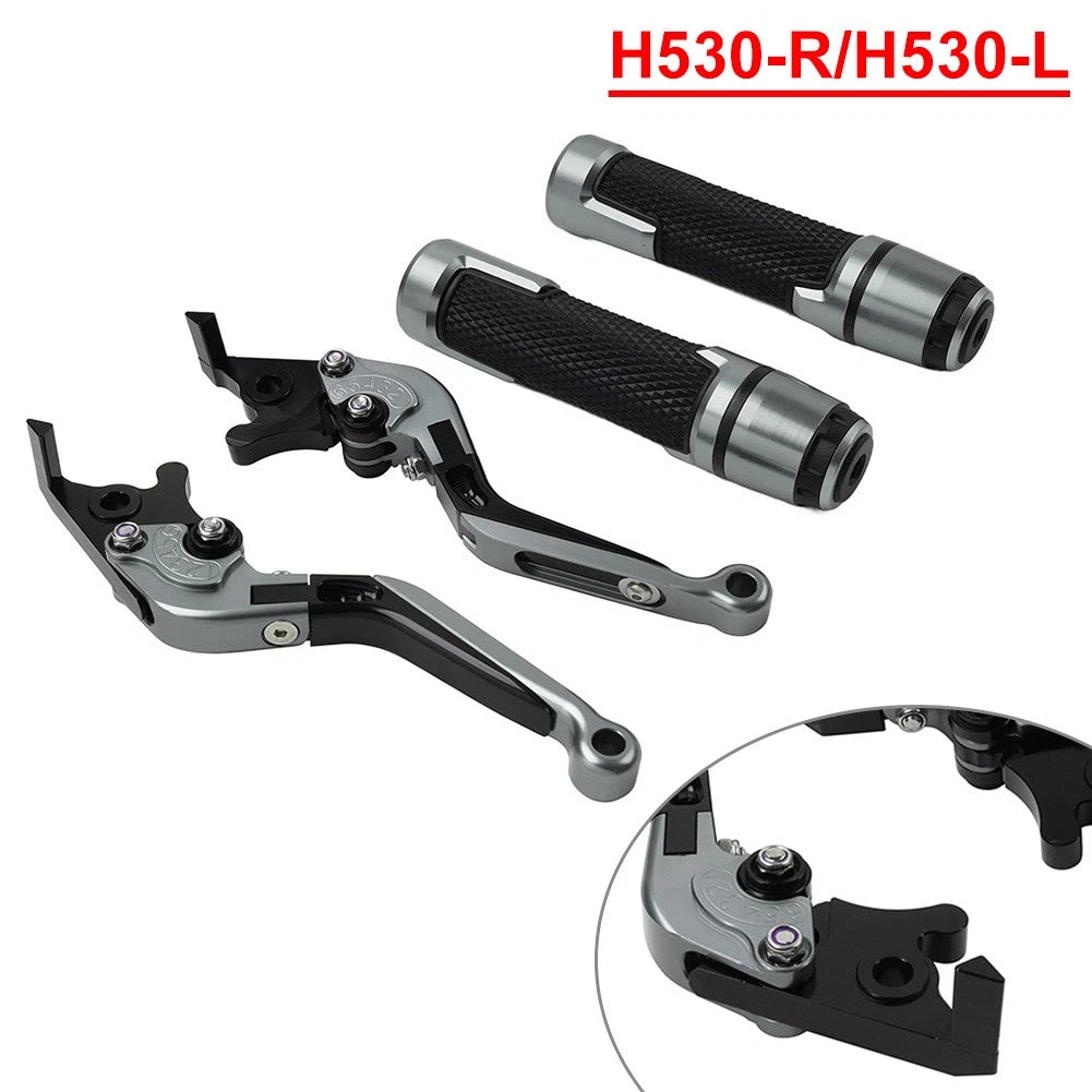 Folding Extendable Brake Clutch Levers for Yamaha TMAX 500/530 (2001–2019)