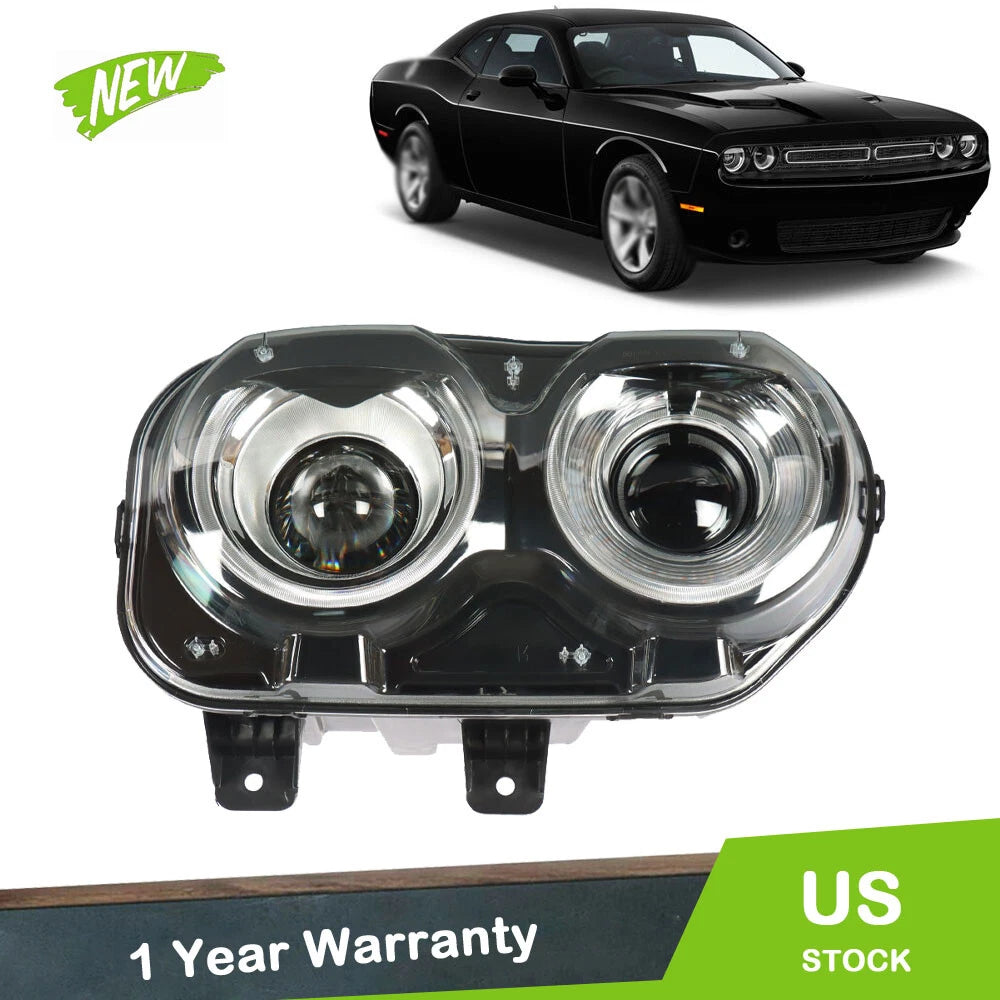 Headlamp Halogen Right/Passenger Side for Dodge Challenger (2015–2018)