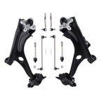 8x Front Lower Control Arms Tie Rod Sway Bar for Honda Civic (2016–2019)